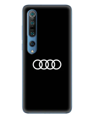 Чехол для Xiaomi Mi 10 Pro с картинкой «Audi White Logo»