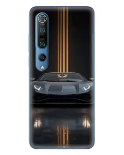 Чехол для Xiaomi Mi 10 Pro с картинкой «Lamborghini золотые линии» Чехол для Xiaomi Mi 10 Pro с картинкой «Lamborghini золотые линии»