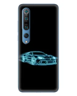 Чехол для Xiaomi Mi 10 Pro с картинкой «Неоновый контур Lamborghini» Чехол для Xiaomi Mi 10 Pro с картинкой «Неоновый контур Lamborghini»