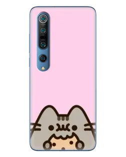 Чохол для Xiaomi Mi 10 Pro з картинкою «Pusheen та печиво» Чохол для Xiaomi Mi 10 Pro з картинкою «Pusheen та печиво»