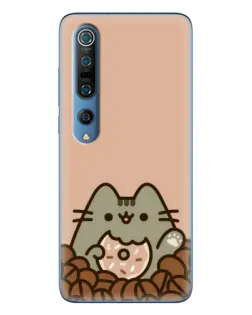 Чохол для Xiaomi Mi 10 Pro з картинкою «Кавовий Пушин» Чохол для Xiaomi Mi 10 Pro з картинкою «Кавовий Пушин»