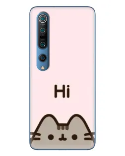Чохол для Xiaomi Mi 10 Pro з картинкою «Пушин каже Hi» Чохол для Xiaomi Mi 10 Pro з картинкою «Пушин каже Hi»