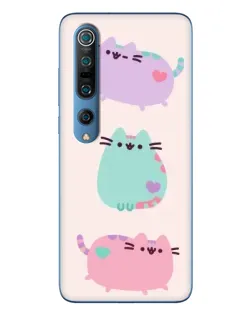 Чохол для Xiaomi Mi 10 Pro з картинкою «Pusheen тріо» Чохол для Xiaomi Mi 10 Pro з картинкою «Pusheen тріо»