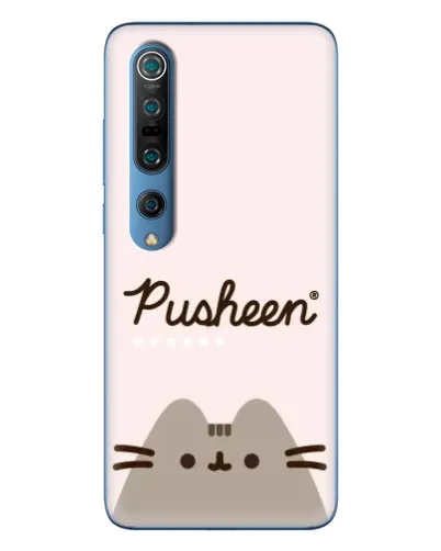 Чехол для Xiaomi Mi 10 Pro с картинкой «Pusheen логотип» Чехол для Xiaomi Mi 10 Pro с картинкой «Pusheen логотип»