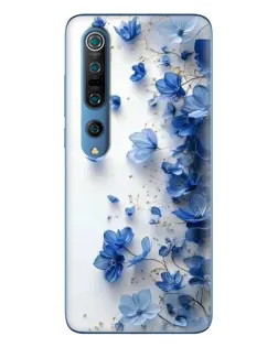 Чохол для Xiaomi Mi 10 Pro з картинкою «Блакитний квітковий каскад» Чохол для Xiaomi Mi 10 Pro з картинкою «Блакитний квітковий каскад»