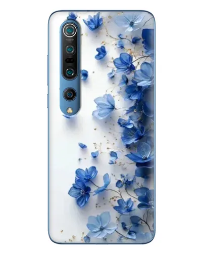 Чехол для Xiaomi Mi 10 Pro с картинкой «Голубой цветочный каскад» Чехол для Xiaomi Mi 10 Pro с картинкой «Голубой цветочный каскад»