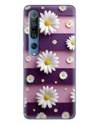 Чехол для Xiaomi Mi 10 Pro с картинкой «Ромашки на фиолетовом» Чехол для Xiaomi Mi 10 Pro с картинкой «Ромашки на фиолетовом»