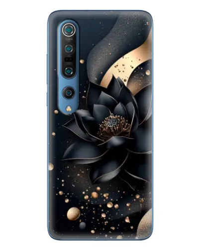 Чехол для Xiaomi Mi 10 Pro с картинкой «Черный лотос» Чехол для Xiaomi Mi 10 Pro с картинкой «Черный лотос»