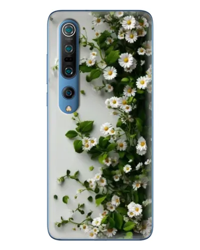 Чехол для Xiaomi Mi 10 Pro с картинкой «Ветка мелких белых цветов» Чехол для Xiaomi Mi 10 Pro с картинкой «Ветка мелких белых цветов»