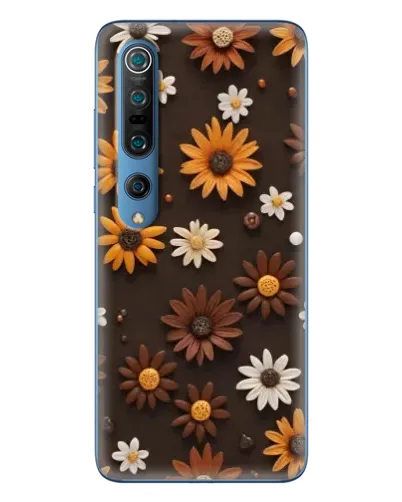 Чехол для Xiaomi Mi 10 Pro с картинкой «Узор из маленьких подсолнухов» Чехол для Xiaomi Mi 10 Pro с картинкой «Узор из маленьких подсолнухов»