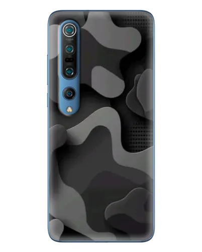 Чехол для Xiaomi Mi 10 Pro с картинкой «Темный абстрактный камуфляж»