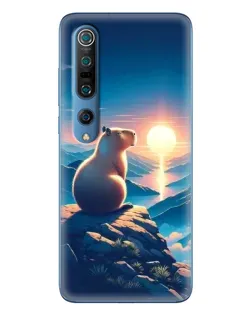 Чохол для Xiaomi Mi 10 Pro з картинкою «Захід сонця з капібарою» Чохол для Xiaomi Mi 10 Pro з картинкою «Захід сонця з капібарою»