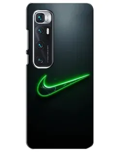 Чехол для Xiaomi Mi 10 Ultra с картинкой «Неоновый контур Nike»