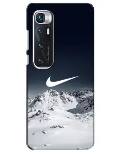 Чехол для Xiaomi Mi 10 Ultra с картинкой «Nike — зимние горы» Чехол для Xiaomi Mi 10 Ultra с картинкой «Nike — зимние горы»