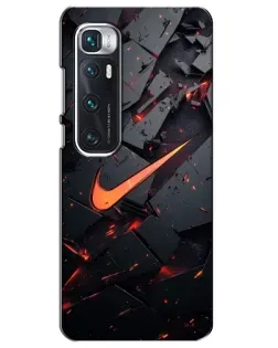 Чехол для Xiaomi Mi 10 Ultra с картинкой «Nike — эффект разломов» Чехол для Xiaomi Mi 10 Ultra с картинкой «Nike — эффект разломов»