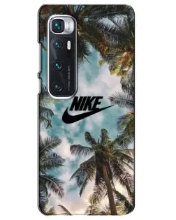 Чехол для Xiaomi Mi 10 Ultra с картинкой «Тропический принт Nike» Чехол для Xiaomi Mi 10 Ultra с картинкой «Тропический принт Nike»