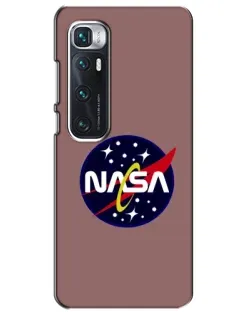 Чехол для Xiaomi Mi 10 Ultra с картинкой «NASA — ретро космос» Чехол для Xiaomi Mi 10 Ultra с картинкой «NASA — ретро космос»