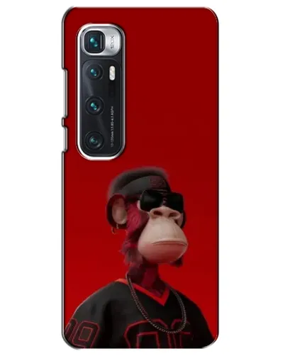Чехол для Xiaomi Mi 10 Ultra с картинкой «Bored Ape в красном» Чехол для Xiaomi Mi 10 Ultra с картинкой «Bored Ape в красном»