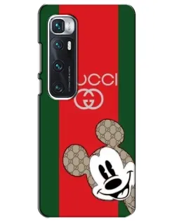 Чехол для Xiaomi Mi 10 Ultra с картинкой «Gucci — полосы и Микки» Чехол для Xiaomi Mi 10 Ultra с картинкой «Gucci — полосы и Микки»