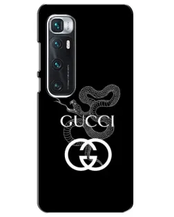 Чехол для Xiaomi Mi 10 Ultra с картинкой «Gucci — серебряная змея» Чехол для Xiaomi Mi 10 Ultra с картинкой «Gucci — серебряная змея»