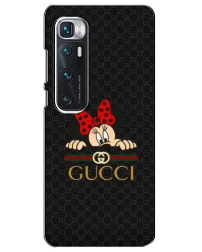 Чехол для Xiaomi Mi 10 Ultra с картинкой «Минни Маус Gucci — черный»