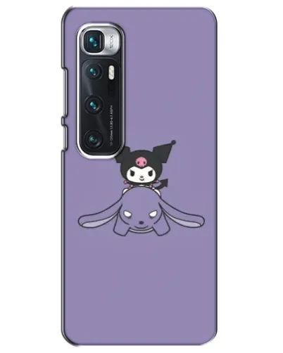 Чехол для Xiaomi Mi 10 Ultra с картинкой «Kuromi на лиловом фоне»