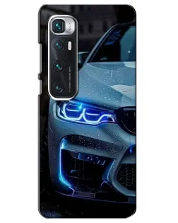 Чехол для Xiaomi Mi 10 Ultra с картинкой «Взгляд BMW с синими фарами» Чехол для Xiaomi Mi 10 Ultra с картинкой «Взгляд BMW с синими фарами»