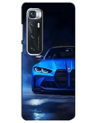Чехол для Xiaomi Mi 10 Ultra с картинкой «Голубая BMW M4»