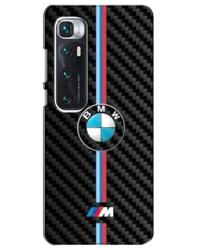 Чехол для Xiaomi Mi 10 Ultra с картинкой «Эмблема BMW и карбон»