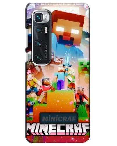 Чехол для Xiaomi Mi 10 Ultra с картинкой «Minecraft герои игры»