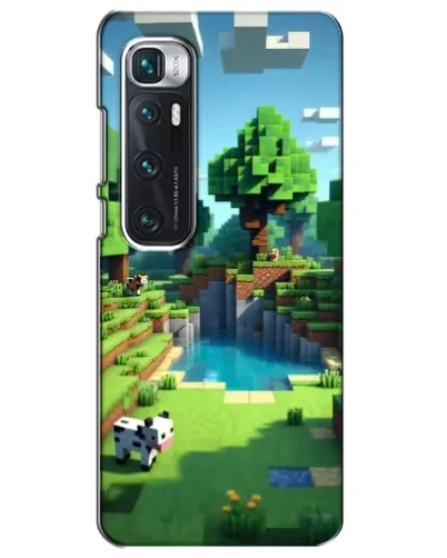 Чехол для Xiaomi Mi 10 Ultra с картинкой «Minecraft летний день»