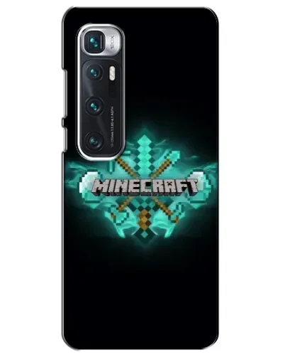 Чехол для Xiaomi Mi 10 Ultra с картинкой «Minecraft Diamond лого»