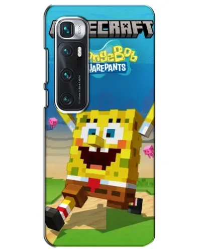 Чехол для Xiaomi Mi 10 Ultra с картинкой «Губка Боб Minecraft» Чехол для Xiaomi Mi 10 Ultra с картинкой «Губка Боб Minecraft»