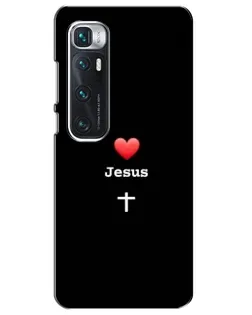 Чехол для Xiaomi Mi 10 Ultra с картинкой «Сердце - Jesus» Чехол для Xiaomi Mi 10 Ultra с картинкой «Сердце - Jesus»