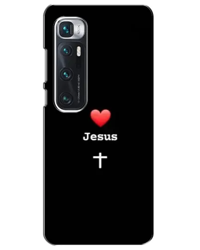 Чехол для Xiaomi Mi 10 Ultra с картинкой «Сердце - Jesus»
