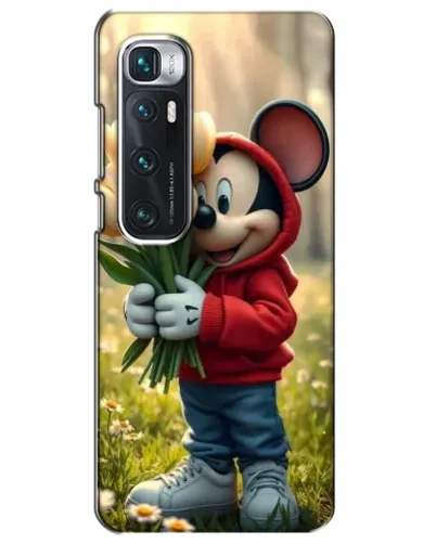 Чехол для Xiaomi Mi 10 Ultra с картинкой «Микки с тюльпанами» Чехол для Xiaomi Mi 10 Ultra с картинкой «Микки с тюльпанами»