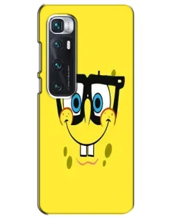 Чехол для Xiaomi Mi 10 Ultra с картинкой «Минималистичный Спанч Боб»
