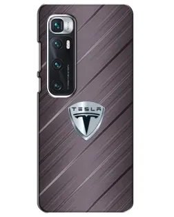 Чехол для Xiaomi Mi 10 Ultra с картинкой «Металлическая текстура Tesla» Чехол для Xiaomi Mi 10 Ultra с картинкой «Металлическая текстура Tesla»