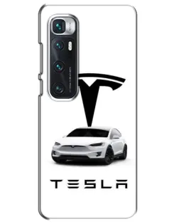 Чехол для Xiaomi Mi 10 Ultra с картинкой «Tesla White Style» Чехол для Xiaomi Mi 10 Ultra с картинкой «Tesla White Style»