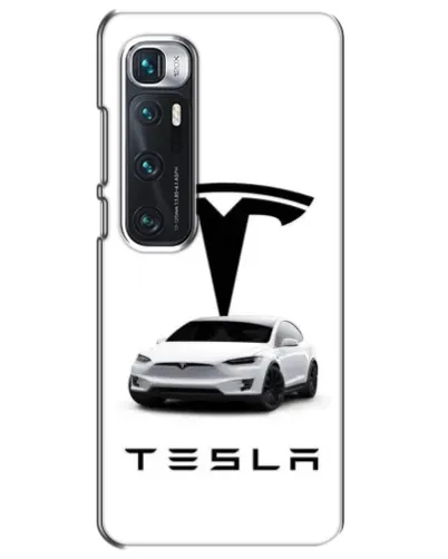 Чехол для Xiaomi Mi 10 Ultra с картинкой «Tesla White Style» Чехол для Xiaomi Mi 10 Ultra с картинкой «Tesla White Style»