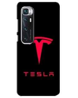 Чехол для Xiaomi Mi 10 Ultra с картинкой «Tesla Red Logo» Чехол для Xiaomi Mi 10 Ultra с картинкой «Tesla Red Logo»