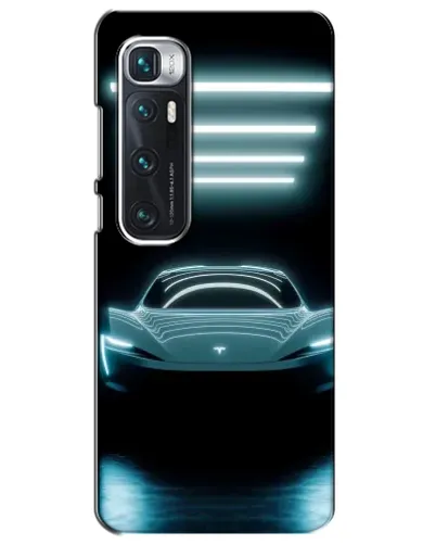 Чехол для Xiaomi Mi 10 Ultra с картинкой «Tesla в неоне» Чехол для Xiaomi Mi 10 Ultra с картинкой «Tesla в неоне»