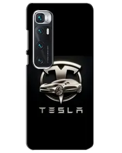 Чехол для Xiaomi Mi 10 Ultra с картинкой «Tesla — серебристое авто» Чехол для Xiaomi Mi 10 Ultra с картинкой «Tesla — серебристое авто»