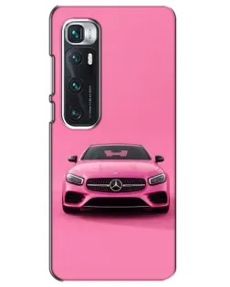 Чехол для Xiaomi Mi 10 Ultra с картинкой «Розовый Mercedes AMG»