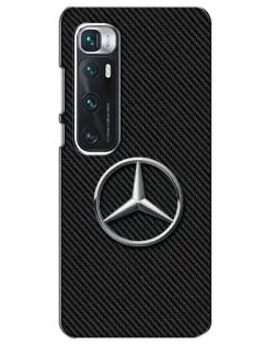 Чехол для Xiaomi Mi 10 Ultra с картинкой «Карбоновый Mercedes стиль»