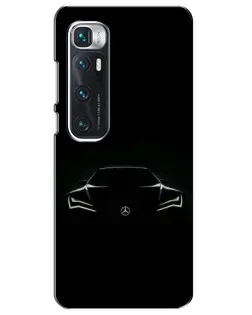 Чехол для Xiaomi Mi 10 Ultra с картинкой «Mercedes — силуэт авто»