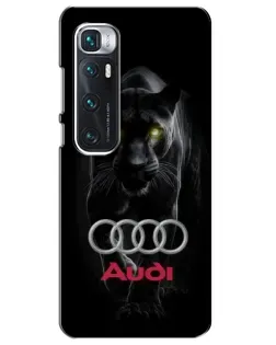 Чехол для Xiaomi Mi 10 Ultra с картинкой «Пантера и Audi» Чехол для Xiaomi Mi 10 Ultra с картинкой «Пантера и Audi»