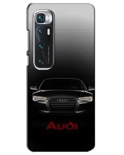 Чехол для Xiaomi Mi 10 Ultra с картинкой «Audi — градиентный контур» Чехол для Xiaomi Mi 10 Ultra с картинкой «Audi — градиентный контур»