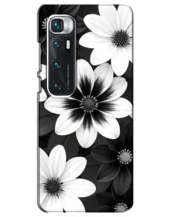 Чехол для Xiaomi Mi 10 Ultra с картинкой «Монохромные астры» Чехол для Xiaomi Mi 10 Ultra с картинкой «Монохромные астры»