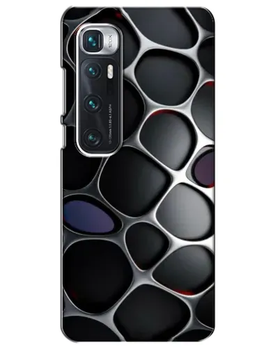 Чехол для Xiaomi Mi 10 Ultra с картинкой «Объемная темная решетка»